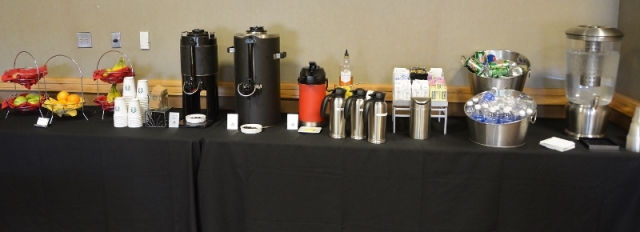 Coffee, Decaf, Tea and Water - photo by Rochester Writers